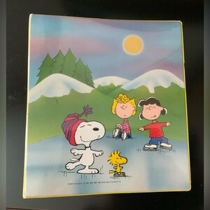 Vintage Peanuts Snoopy and Friends Binder (Rare)